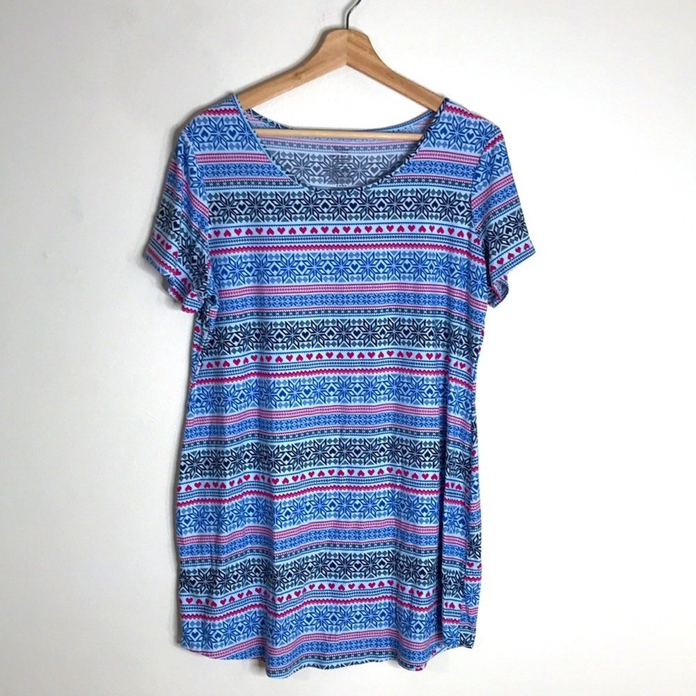 Secret treasures ladies soft cozy winter‎ pajamas dress shirt size small